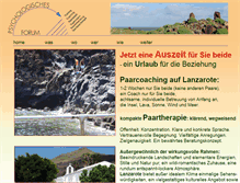 Tablet Screenshot of paarcoaching-lanzarote.eu